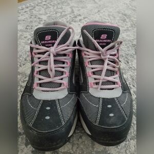 Skechers work slip resistant womens size 10 steel toe sneakers